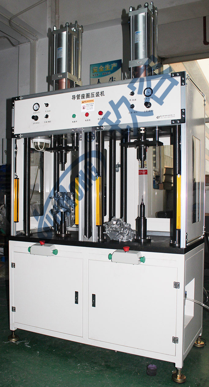 玖容氣液增壓缸在導(dǎo)管座圈壓裝機(jī)上的應(yīng)用 玖容氣液增壓缸在導(dǎo)管座圈壓裝機(jī)上的應(yīng)用