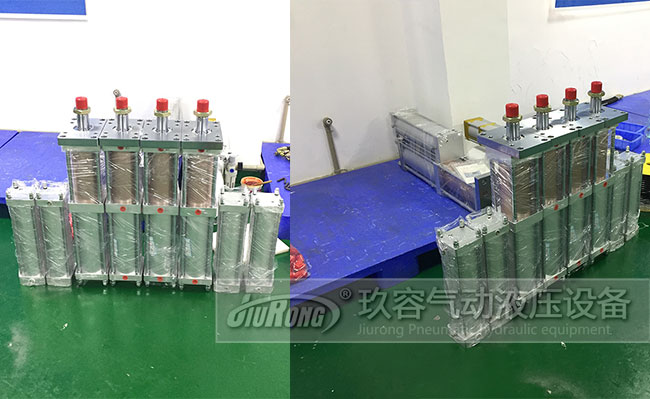 水平油氣分體增壓缸產(chǎn)品實物圖 水平油氣分體增壓缸產(chǎn)品實物圖