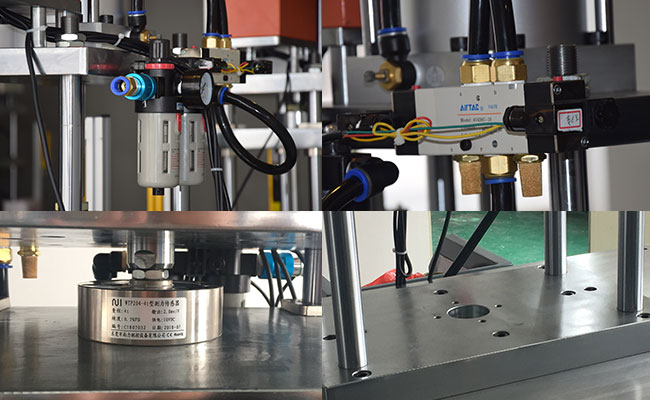 5臺(tái)四柱三板型可調(diào)行程多倍力氣缸增壓壓力機(jī)產(chǎn)品細(xì)節(jié)圖1 5臺(tái)四柱三板型可調(diào)行程多倍力氣缸增壓壓力機(jī)產(chǎn)品細(xì)節(jié)圖1